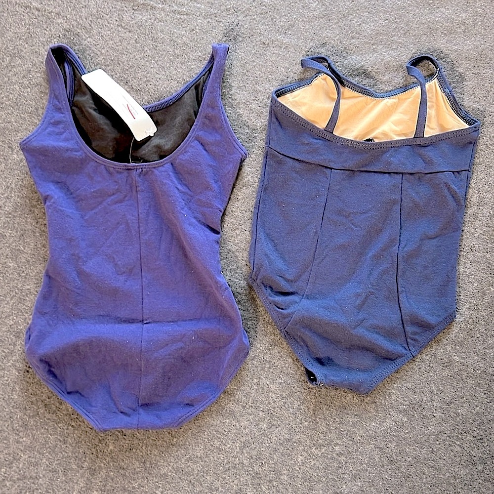 Navy Blue Ballet Basics Bundle Girls’ 4-6 Leotards Tights Skirt - Picture 3 of 7
